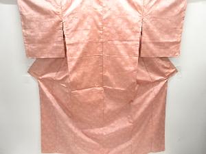 亀甲模様織り出し手織り節紬着物